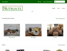 Tablet Screenshot of nutriate.com